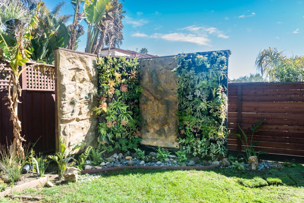 Example of Plant Wall in Landscape Design